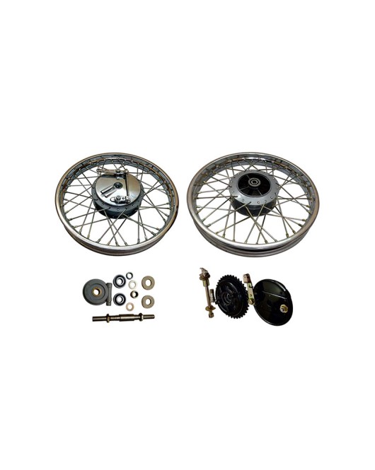 Royal Enfield Complete Front & Rear Wheel