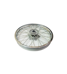 Royal Enfield Complete Front Disc Brake Wheel Rim With Disc Brake Kit Assembly