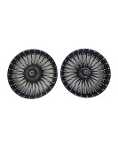 Royal Enfield Classic 500cc Parado Front and Rear 26 Spoke Black Alloy Wheel Rims