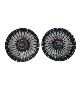 Royal Enfield Classic 500cc Parado Front and Rear 26 Spoke Black Alloy Wheel Rims