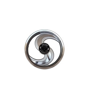 Royal Enfield Classic 500cc Front and Rear 2 Spoke Silver Alloy Wheel Rims