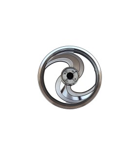 Royal Enfield Classic 500cc Front and Rear 2 Spoke Silver Alloy Wheel Rims