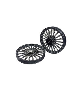 Royal Enfield Classic 350cc 500cc 21 Spoke Alloy Wheel Rim Set Disc Brake Model