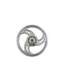 Royal Enfield Bullet 500cc Parado Front and Rear 3 Spoke Silver Alloy Wheel Rims