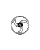 Royal Enfield Bullet 500cc Parado Front and Rear 3 Spoke Silver Alloy Wheel Rims