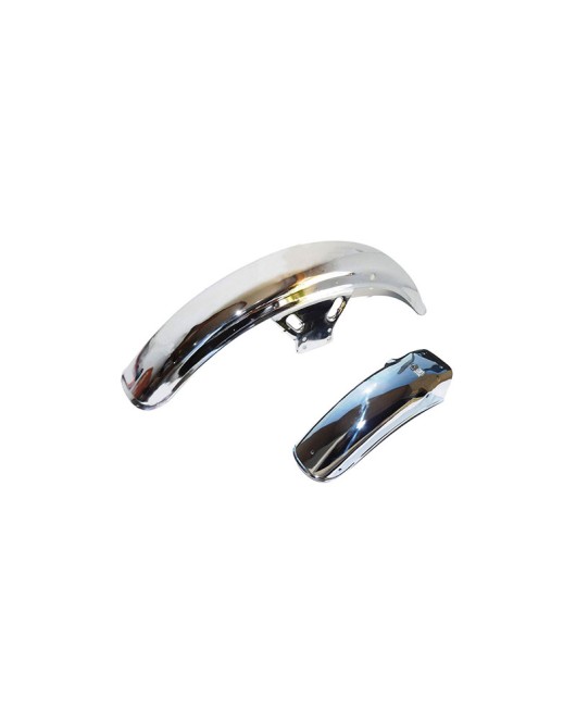 Yamaha RX100 Chrome Front & Rear Mudguard Bumper Fender RX 100 RS100 RX125 RXS