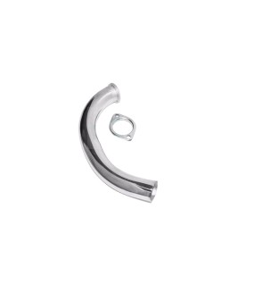 Yamaha RX100 Exhaust Pipe + Nut Ring Bend Pipe RX135 RS100 RX125 RX 100 RXS