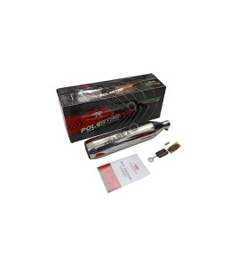 Royal Enfield Reborn 350 Red Rooster Performance Exhaust Silencer Chrome