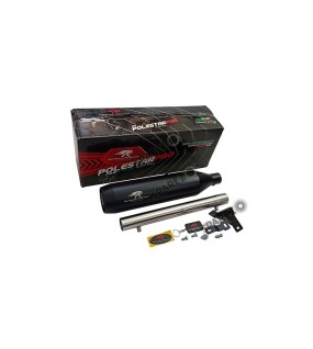 Red Rooster Performance Exhaust Silencer Black For Royal Enfield Meteor 350