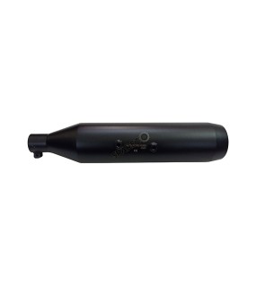 Red Rooster Performance Exhaust Silencer Black For Royal Enfield Meteor 350