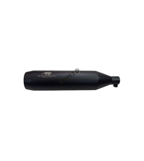 Royal Enfield Meteor 350 Red Rooster Performance Exhaust Silencer Black