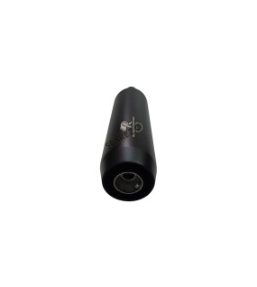 Royal Enfield Reborn 350 Red Rooster Performance Exhaust Silencer Black