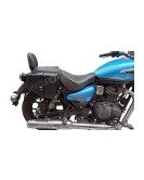 Royal Enfield Meteor 350cc Genuine Leather Black Pannier Bags Pair