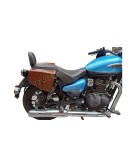 Royal Enfield Meteor 350cc Genuine Leather Brown Pannier Bags