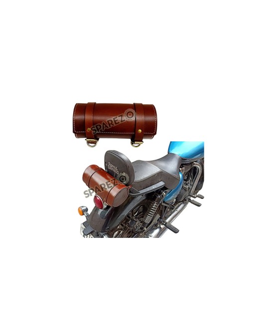 Royal Enfield Meteor 350 Leather Brown Tool Accessories Roll Bag
