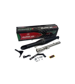 Royal Enfield Meteor 350cc Red Rooster S S Exhaust Muffler Silencer Black