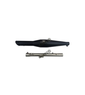 Royal Enfield New Classic Reborn 350cc Red Rooster S S Exhaust Muffler Silencer Black