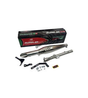 Royal Enfield Meteor 350cc Red Rooster S S Exhaust Muffler Silencer Polished  