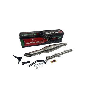 Royal Enfield Meteor 350cc Red Rooster S S Exhaust Muffler Silencer Matt Finish
