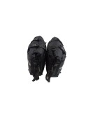 Royal Enfield Meteor 350cc Canvas Saddle Bags Pair Black With Mounting D1