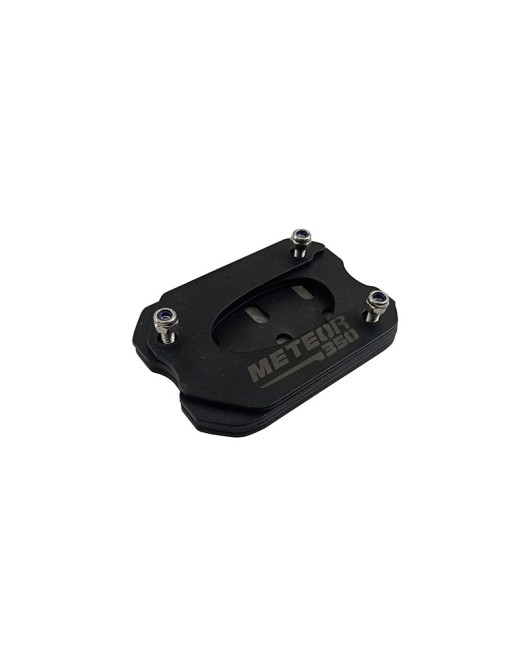 Royal Enfield Meteor 350cc Stainless Steel Side Stand Base Extender Black  