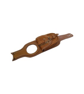 Royal Enfield Meteor 350 Fuel Gas Tank Belt With Pouch Tan Brown