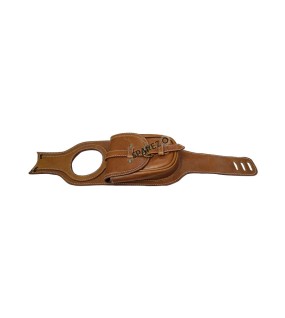 Royal Enfield Meteor 350 Fuel Gas Tank Belt With Pouch Tan Brown