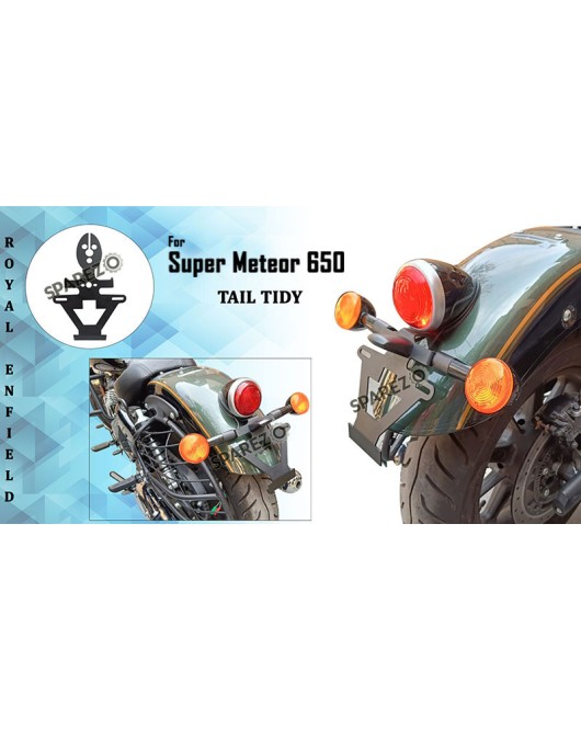 Royal Enfield Super Meteor 650 Blitz Tail Tidy Black