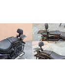 Royal Enfield Super Meteor 650 Rear Luggage Rack With Backrest Black