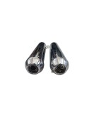 Royal Enfield Super Meteor 650 AEW 202 Chrome Exhaust Silencer LH and RH Pair  
