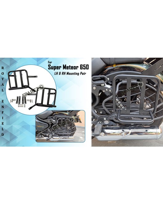 Royal Enfield Super Meteor 650 LH-RH Mounting Pair Black With Fitting