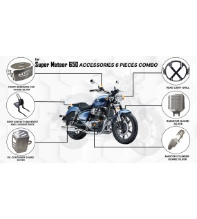Royal Enfield Super Meteor 6 Pcs Accessories Combo