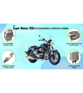 Royal Enfield Super Meteor 650 4 PCS Accessories Combo