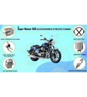 Royal Enfield Super Meteor 650 Accessories 6 Pcs Combo