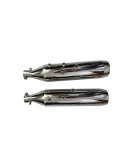 Royal Enfield Super Meteor 650 Red Rooster Exhaust Silencer Pair LH RH