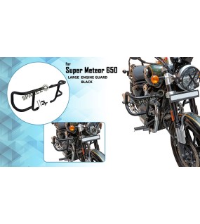 Royal Enfield Super Meteor 650 Evo Engine Guard Black Pair