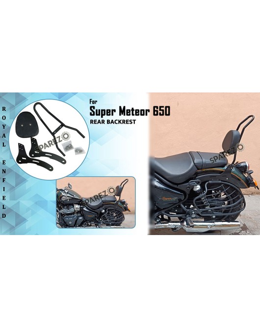 Royal Enfield Super Meteor 650 Rear Backrest Black