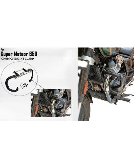 Royal Enfield SUPER METEOR 650 Black Compact Engine Guard
